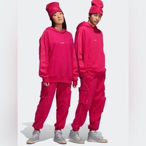 Adidas Ivy Parks Oversized Hoodie & Cargo Pants Set